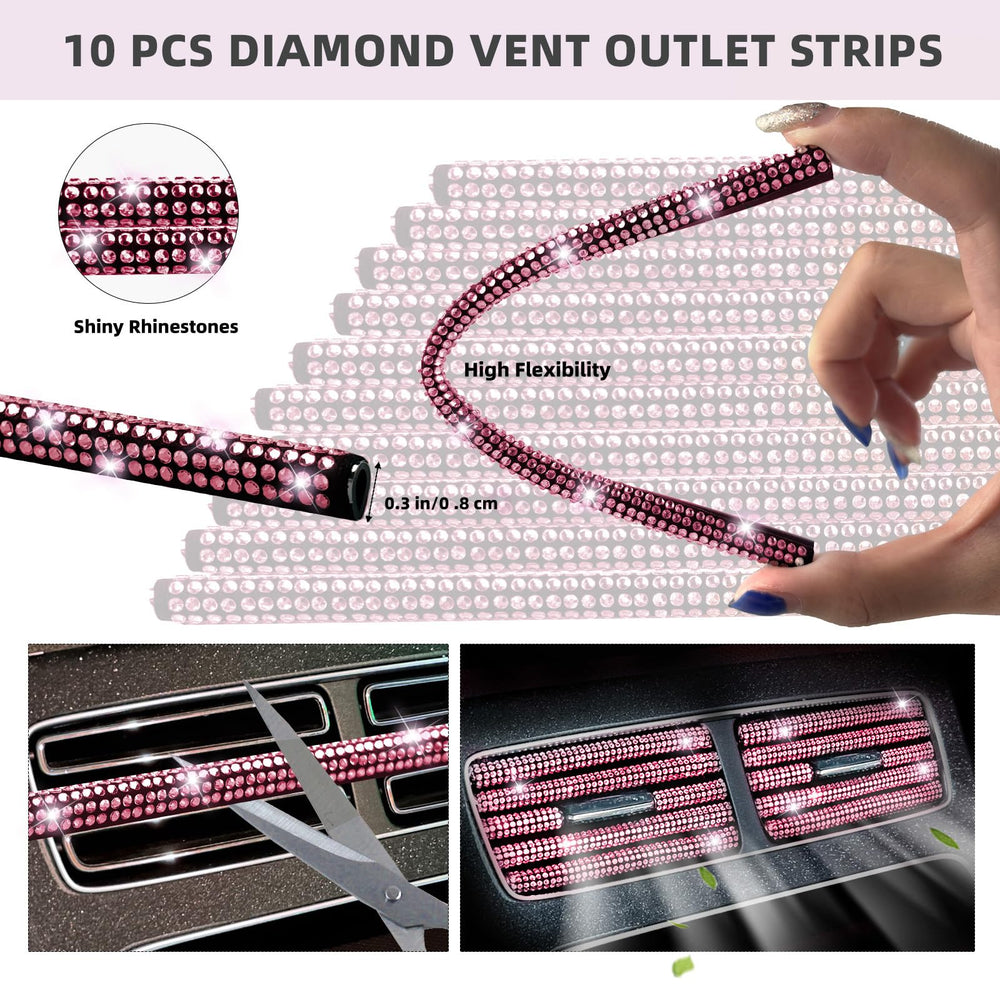 NBTEPEM seat belt cushions detail highlighting soft padding and stylish sparkle