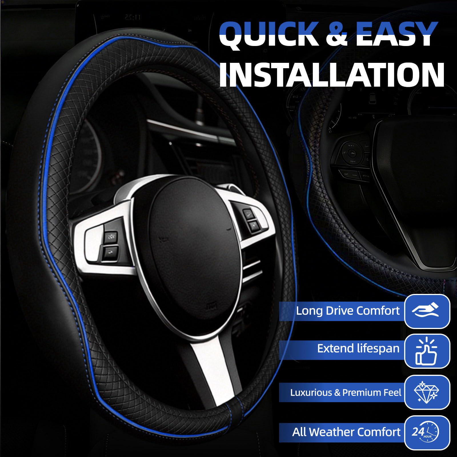 NBTEPEM microfiber leather texture close-up with reinforced stitching benefit