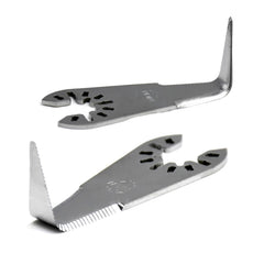 NDEFAFLY bent cold knife blades front view showing durable design for glass removal