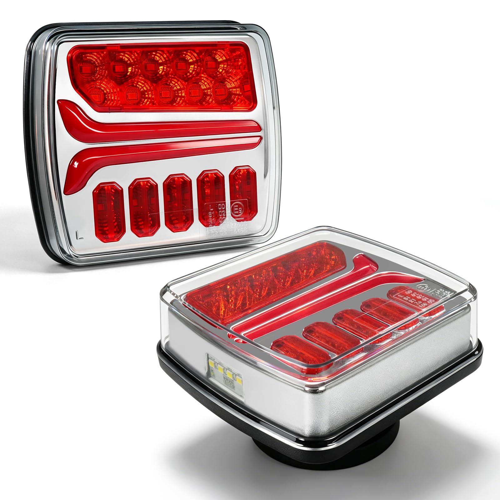 NeaLia mounted on a boat trailer improving nighttime visibility benefit