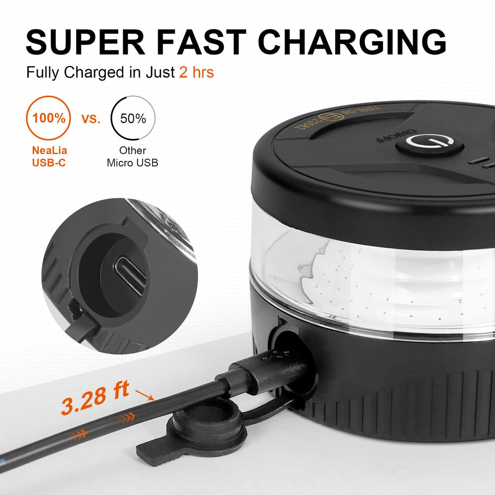 NeaLia USB-C charging port image highlighting fast recharge convenience