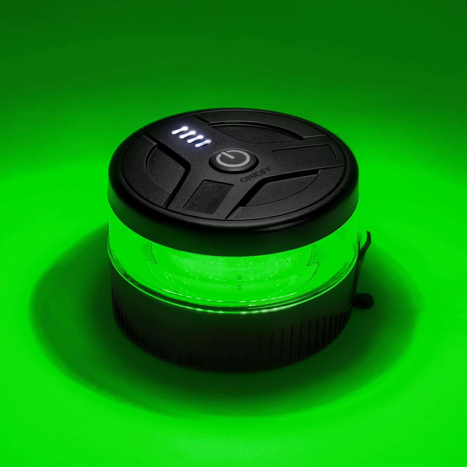 NeaLia front view green beacon showing compact design and instant visibility benefit