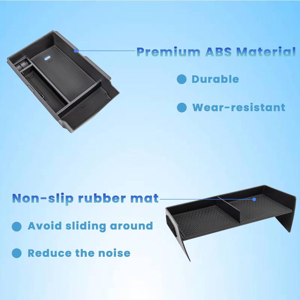 Neepiar hidden storage tray with adhesive tape showing secure attachment benefit