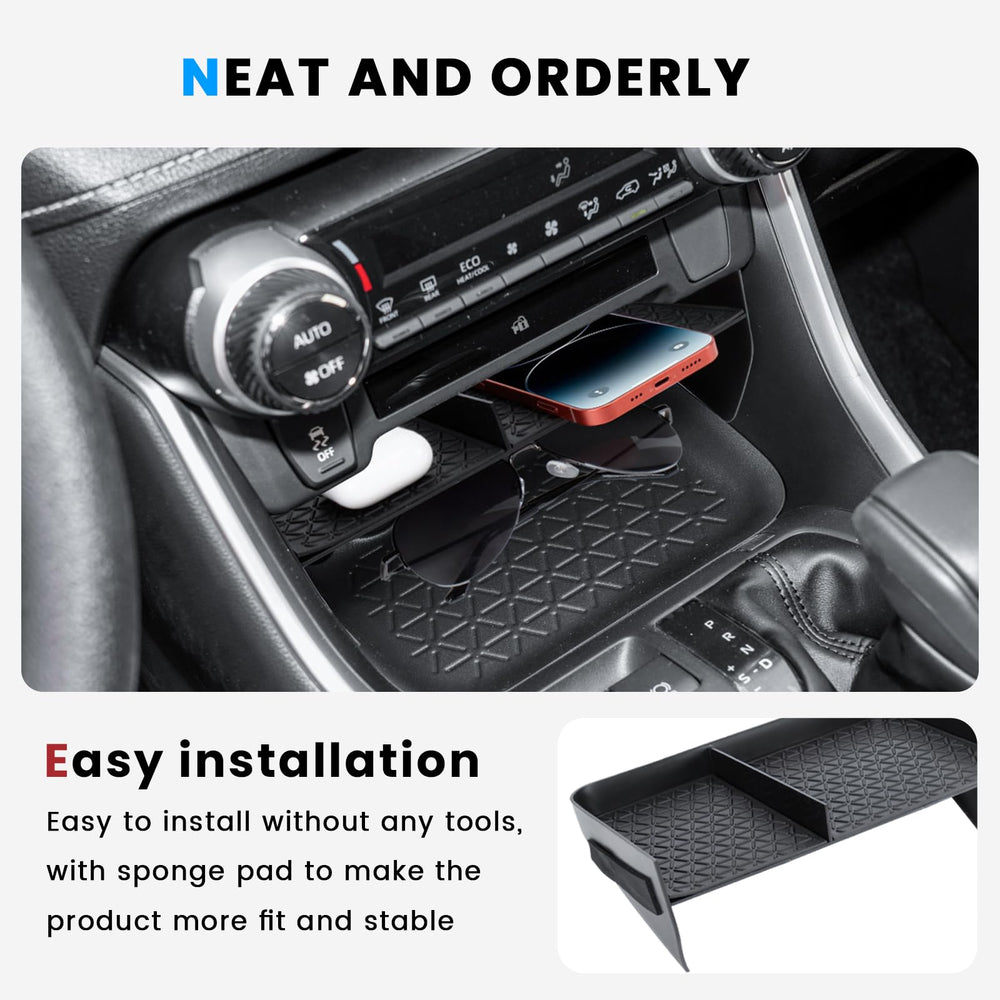 Neepiar installation demo in RAV4 showing tool-free fitting