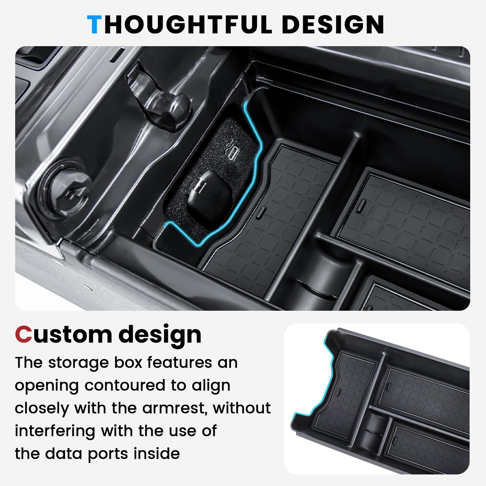 Neepiar installed in 2026 RAV4 console demonstrating seamless OEM fit