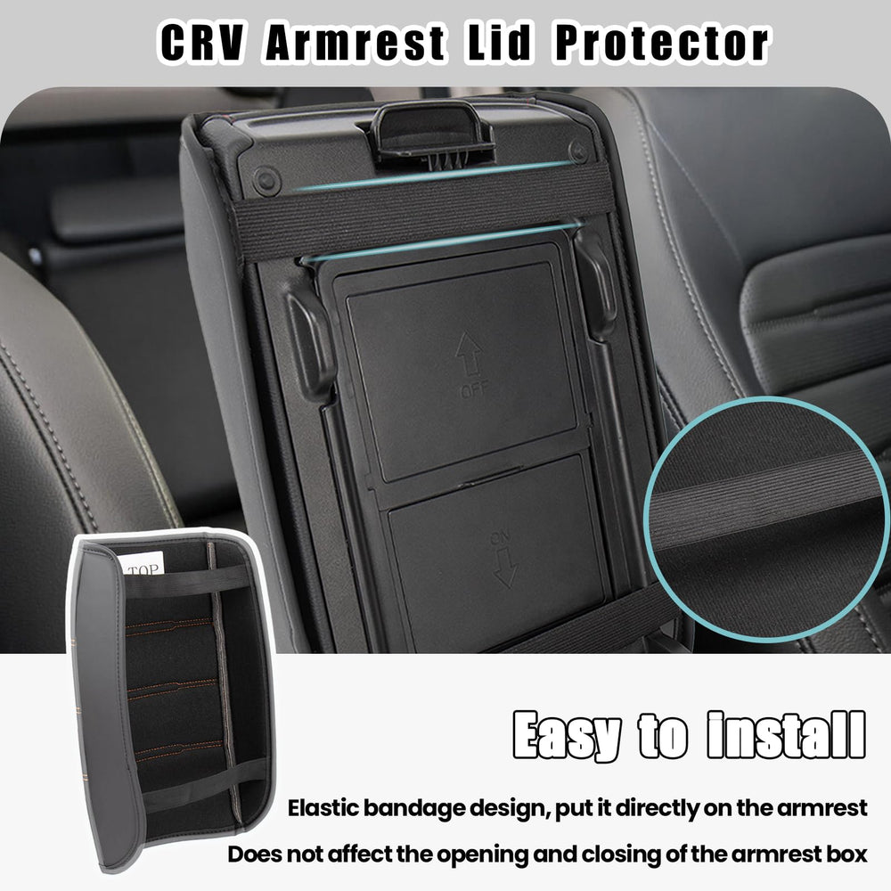 Neepiar armrest cover beside hand showing scale and coverage