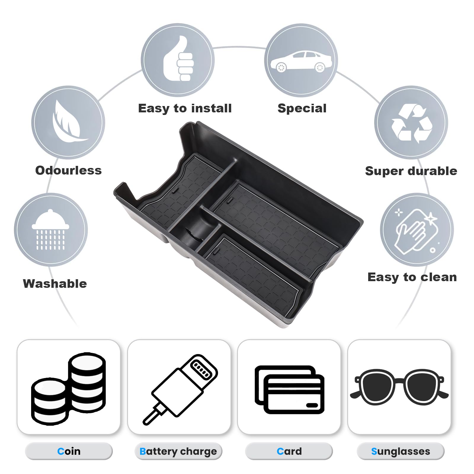 Neepiar wireless charging silicone pad centered for phone charging convenience