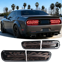 NeespoC front view of tail light covers showing sporty tint and improved rear look
