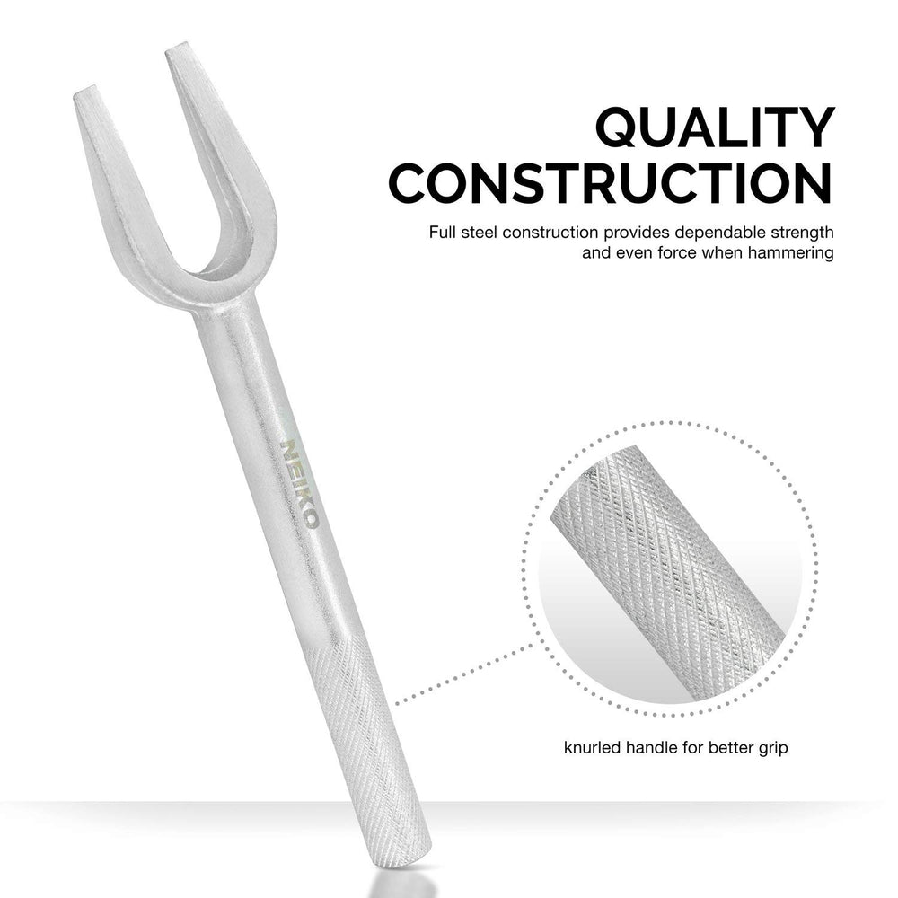 NEIKO pickle fork close-up of tapered tips for precise, clean joint separation