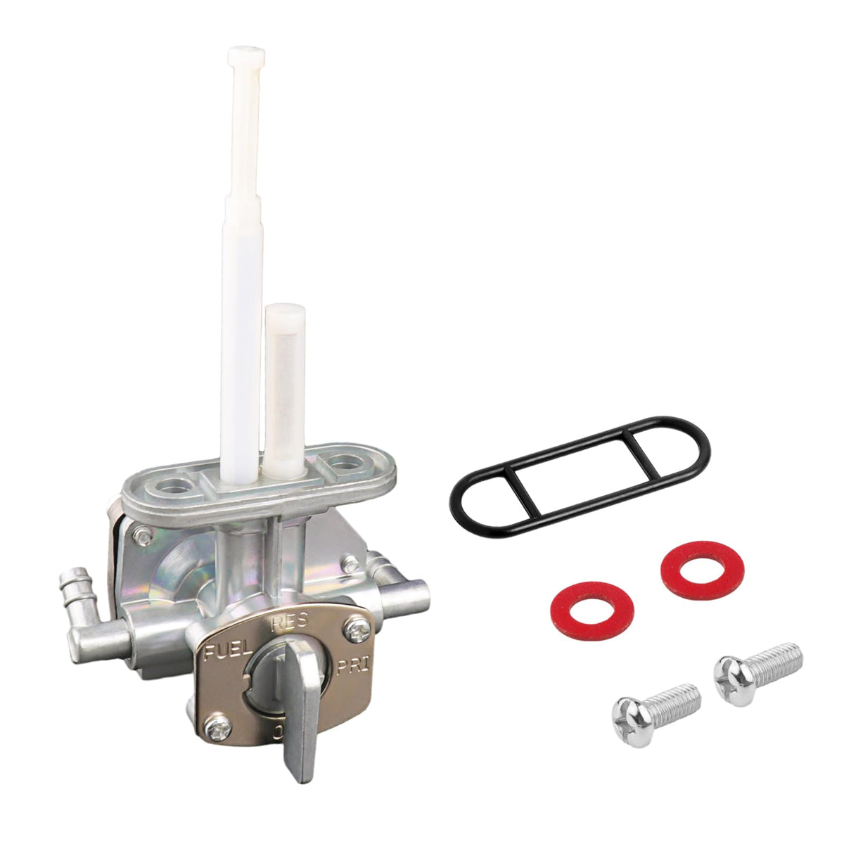 neivilu front view fuel valve petcock showing fit and function benefit