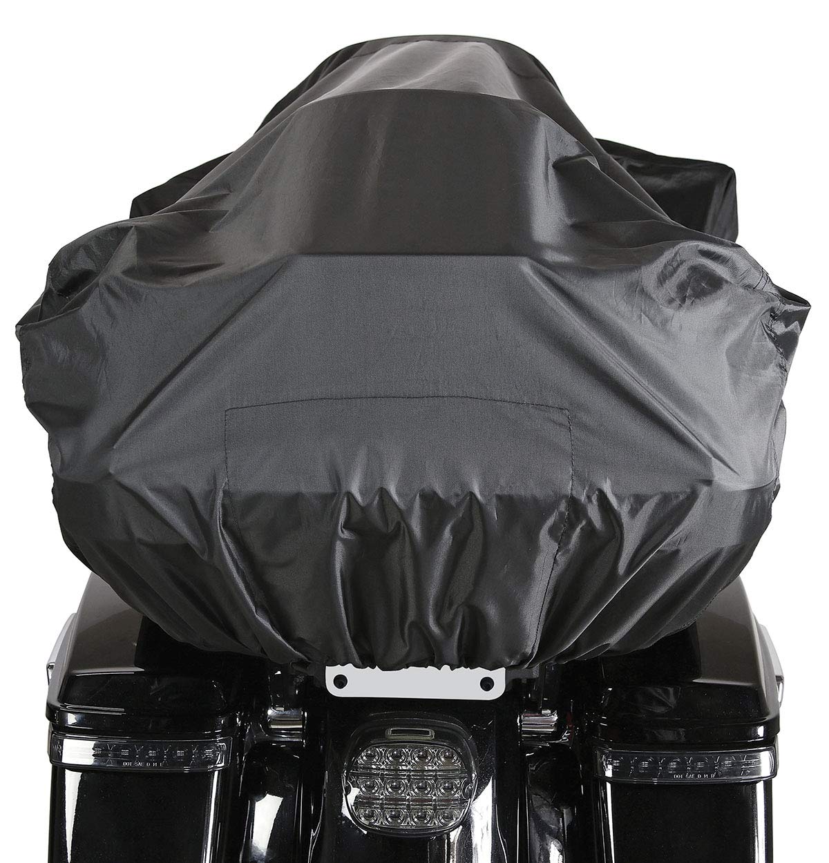 Nelson-Rigg integrated carry bag packed small for easy storage