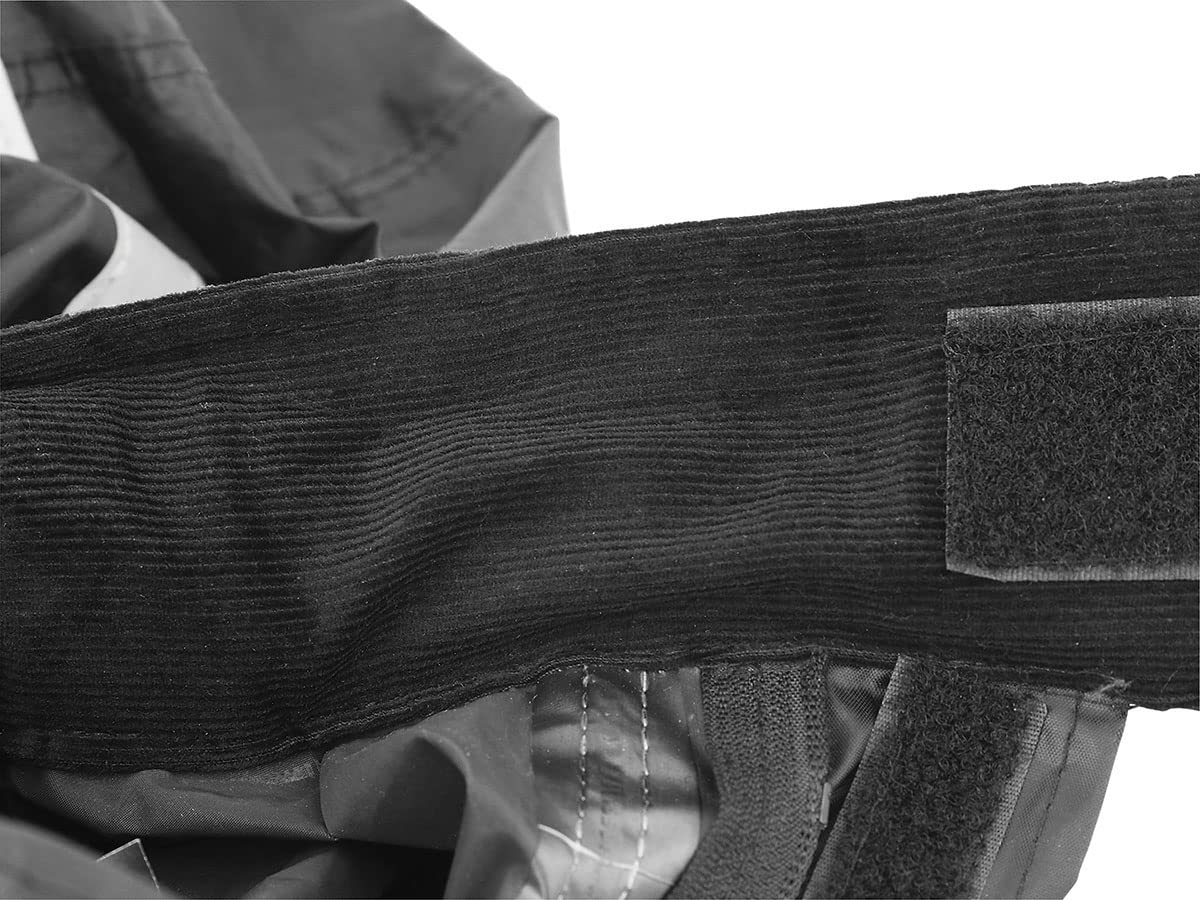 Nelson-Rigg pants showing boot stirrup and gusset for over-boot fit