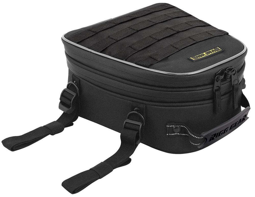 Nelson-Rigg front view showing compact shape and reflective piping benefit visibility