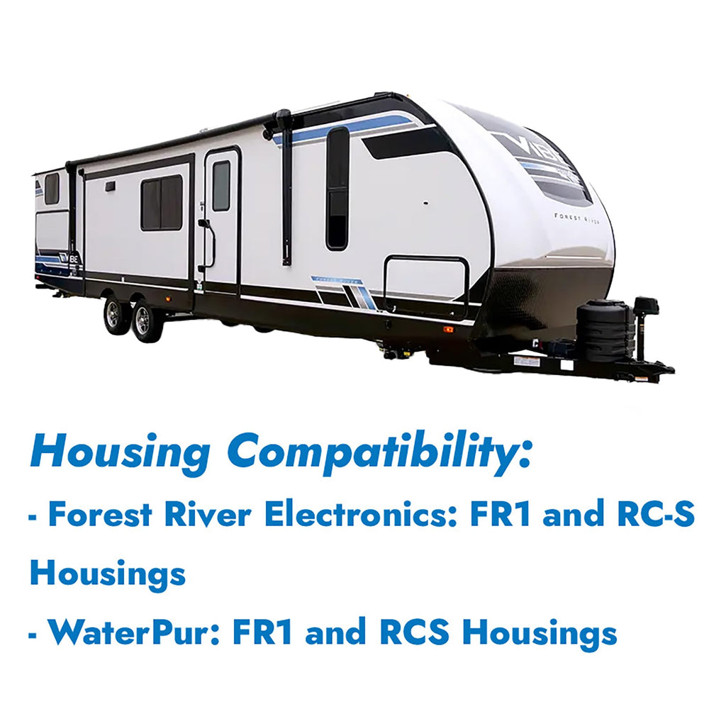 Neo-Pure NP-KW1 in a camper kitchen setting showing better tasting water benefit
