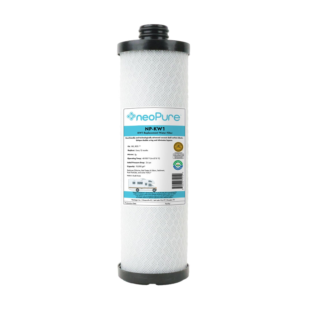 Neo-Pure NP-KW1 dual o-rings detail demonstrating leak-free seal benefit