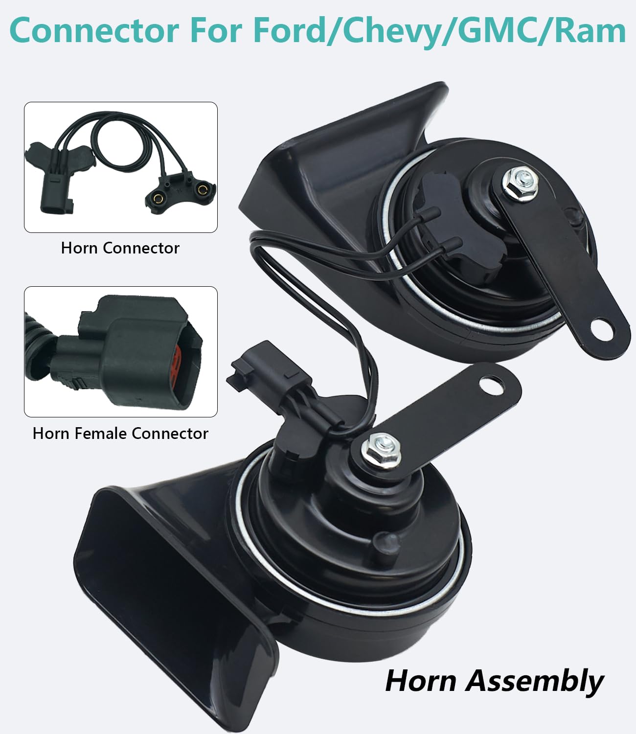 NEOGET horn mounted on vehicle front demonstrating clear audible benefit