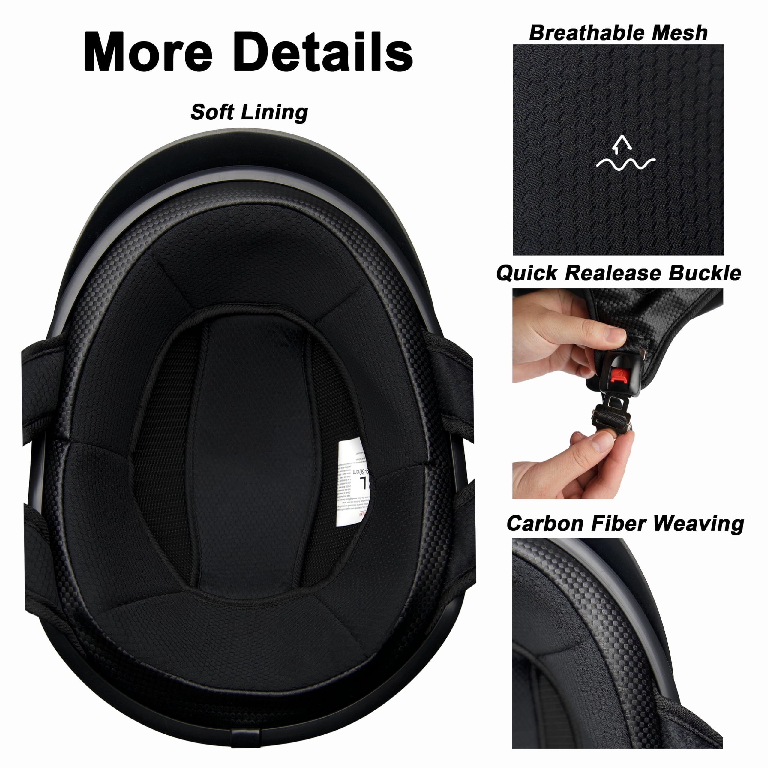 NeoHelm quick-release buckle detail for fast secure fastening