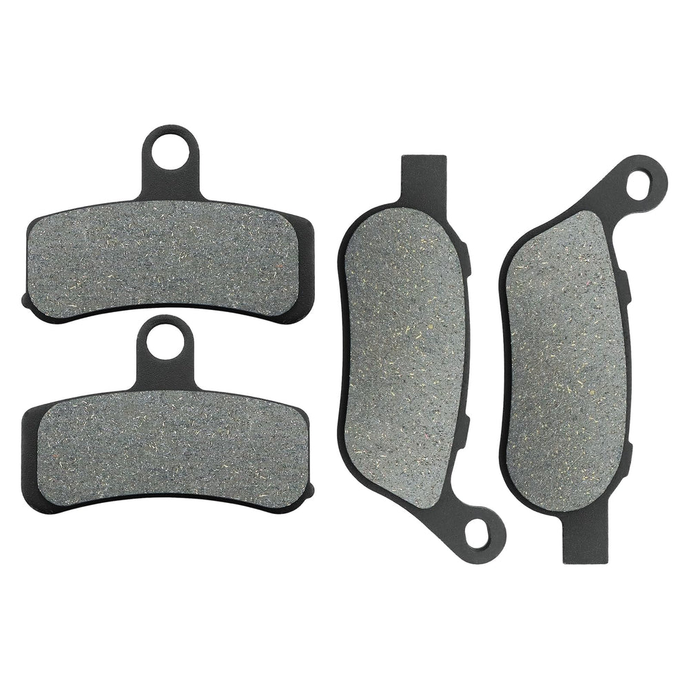 Neomech brake pads on a Harley in motion showing confident braking control