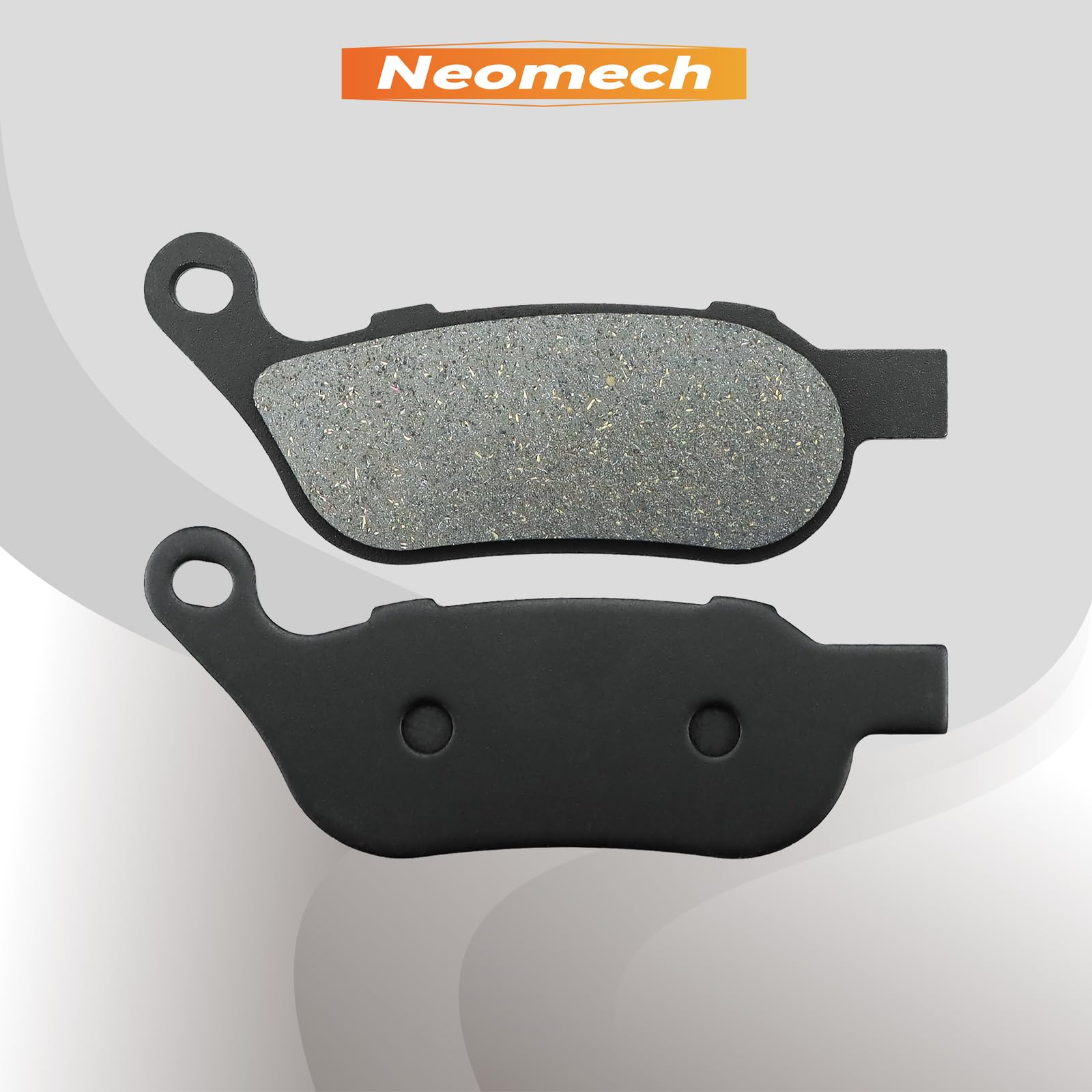 Neomech close-up friction surface showing semi-metal compound for reliable bite