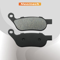 Neomech close-up friction surface showing semi-metal compound for reliable bite
