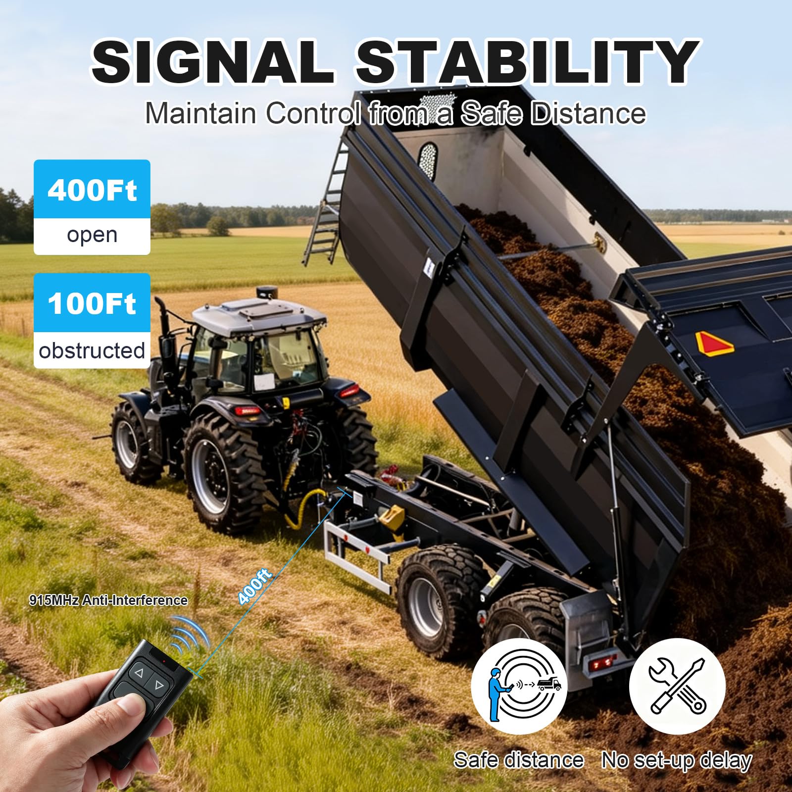 NEONLG CT621 magnetic base mounted on trailer protects paint and secures controller