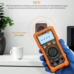Neoteck detecting live wire with NCV function for safer checks benefit