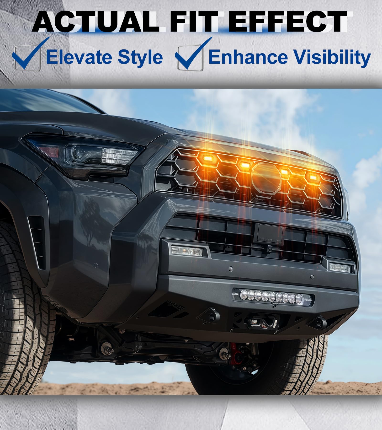 NEOXIST side profile on 4Runner highlighting aggressive raptor style appearance