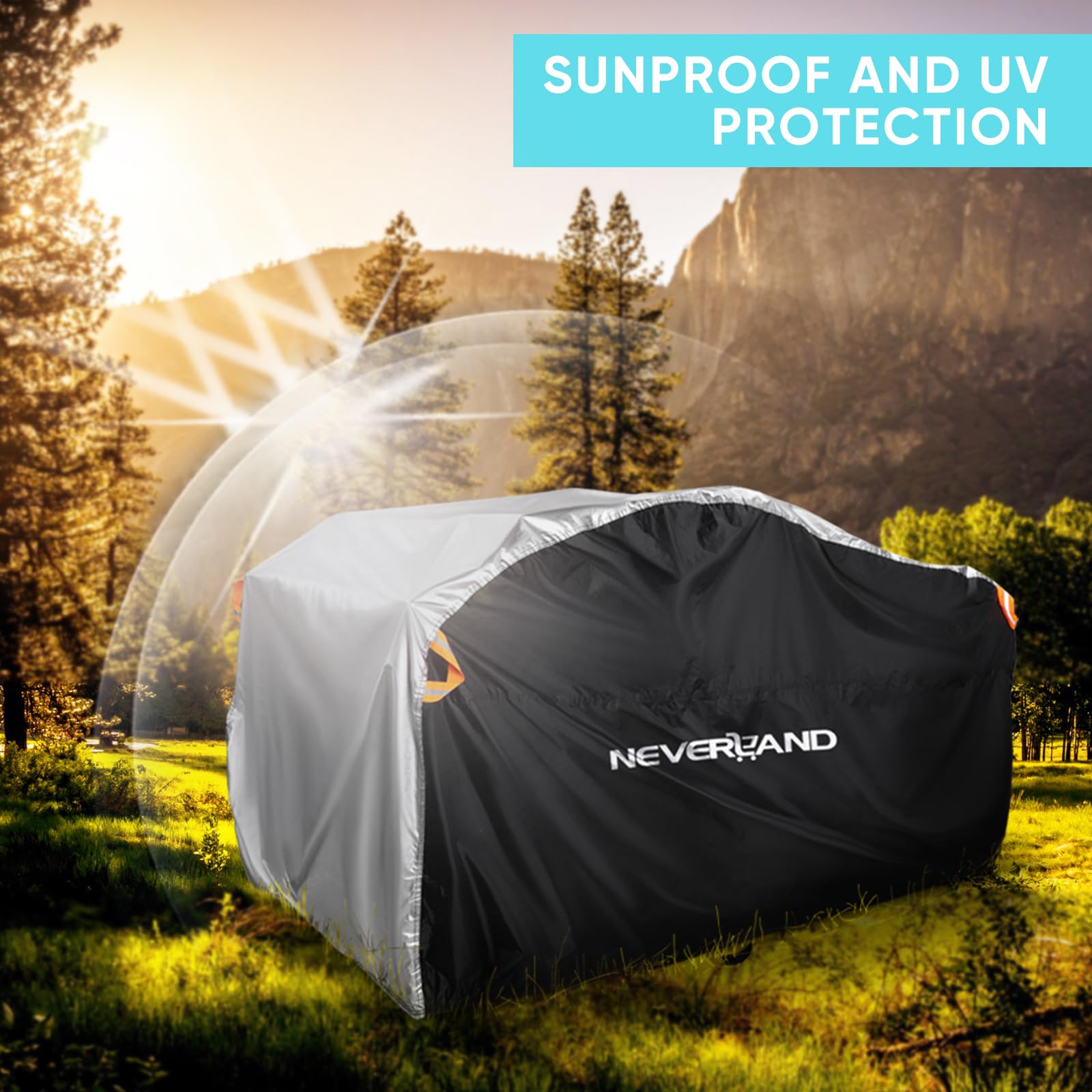 NEVERLAND silver face reflecting sunlight to reduce UV damage