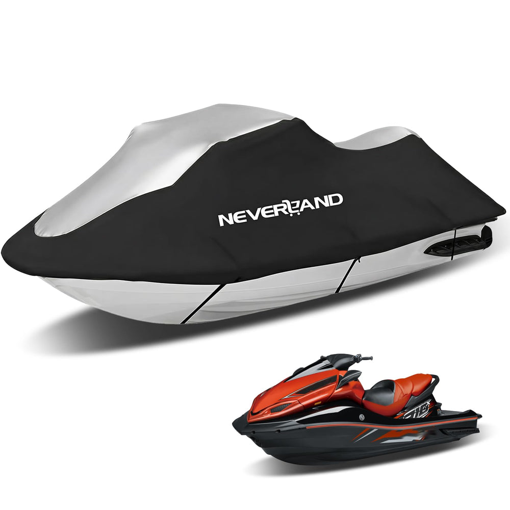 NEVERLAND front view cover fitted on jetski showing full protection and easy fit