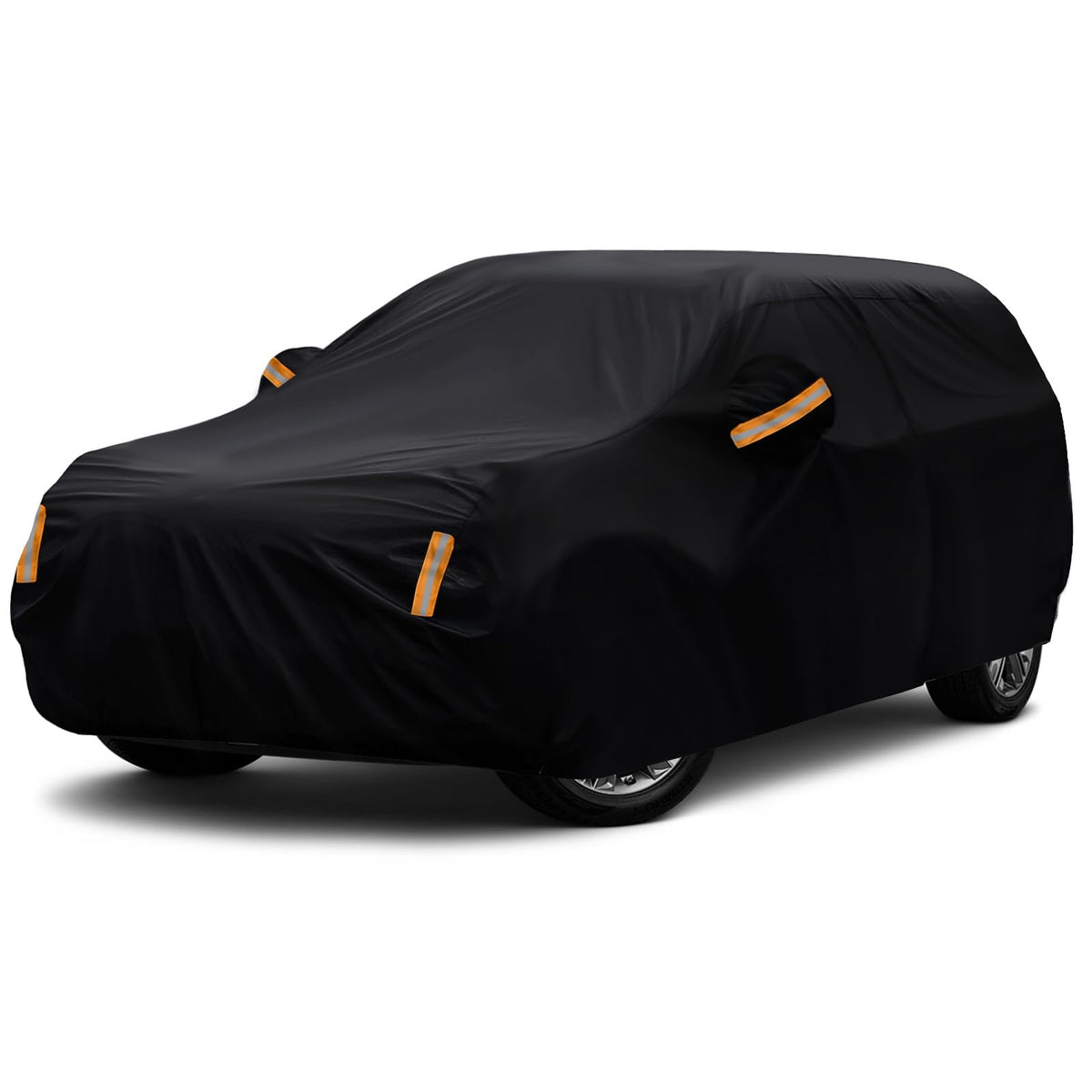 NEVERLAND front view of cover protecting SUV, shows full fit and protection
