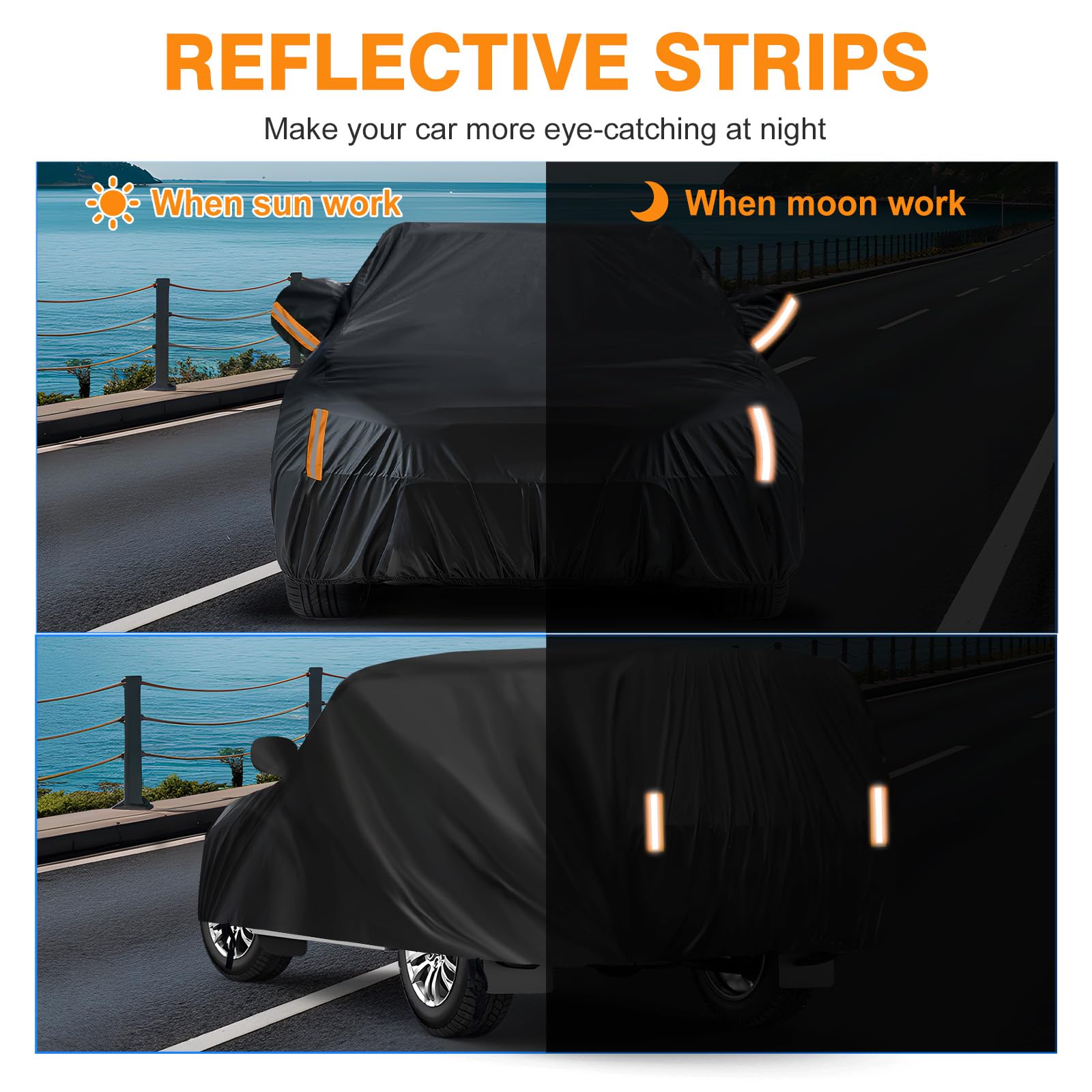 NEVERLAND reflective stripe at night improves visibility and safety