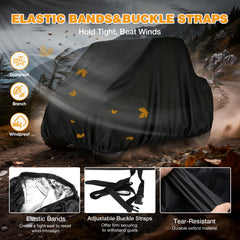 NEVERLAND cover folded in storage bag for compact transport and convenience