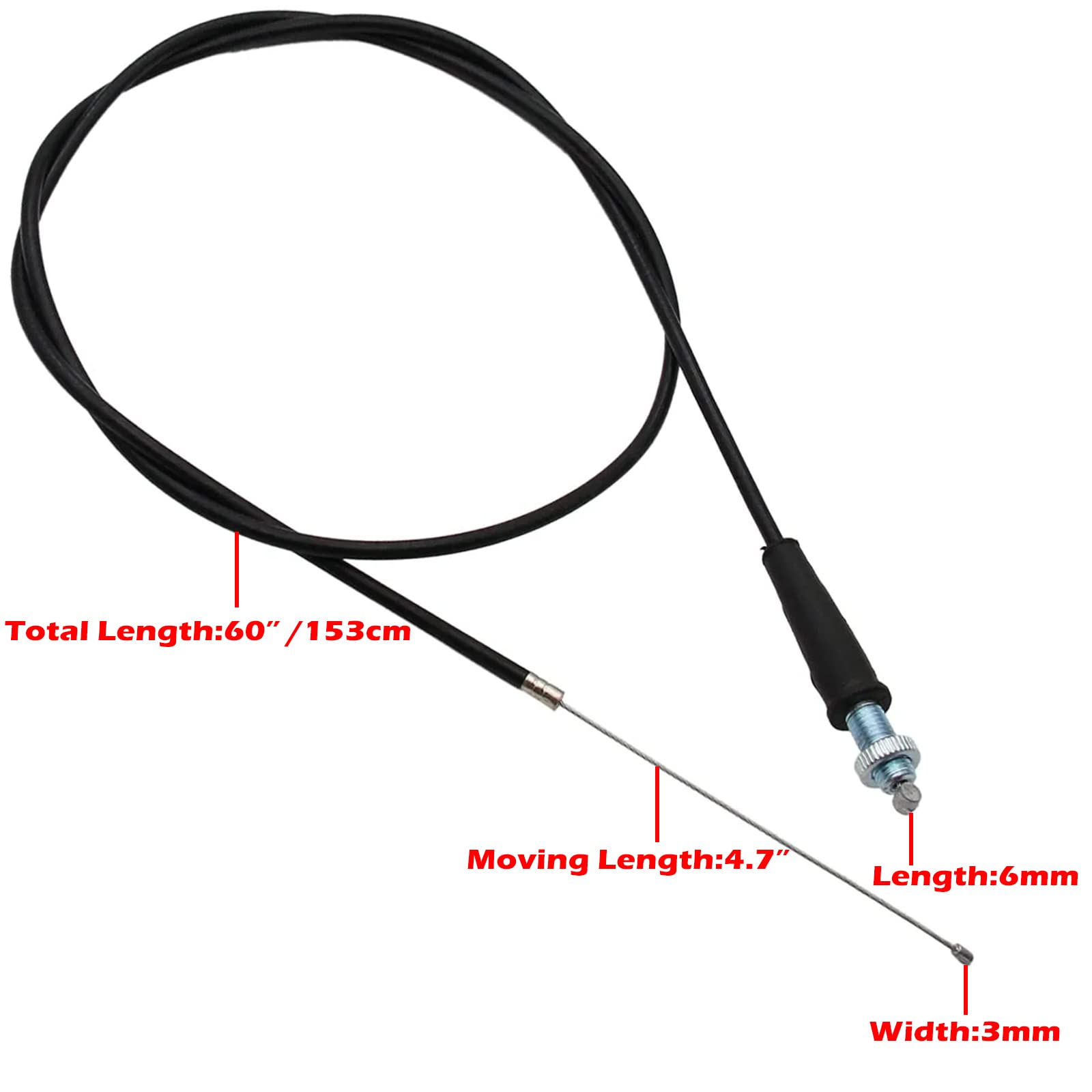 New Olym cable housing closeup highlighting reinforced outer sleeve for abrasion resistance