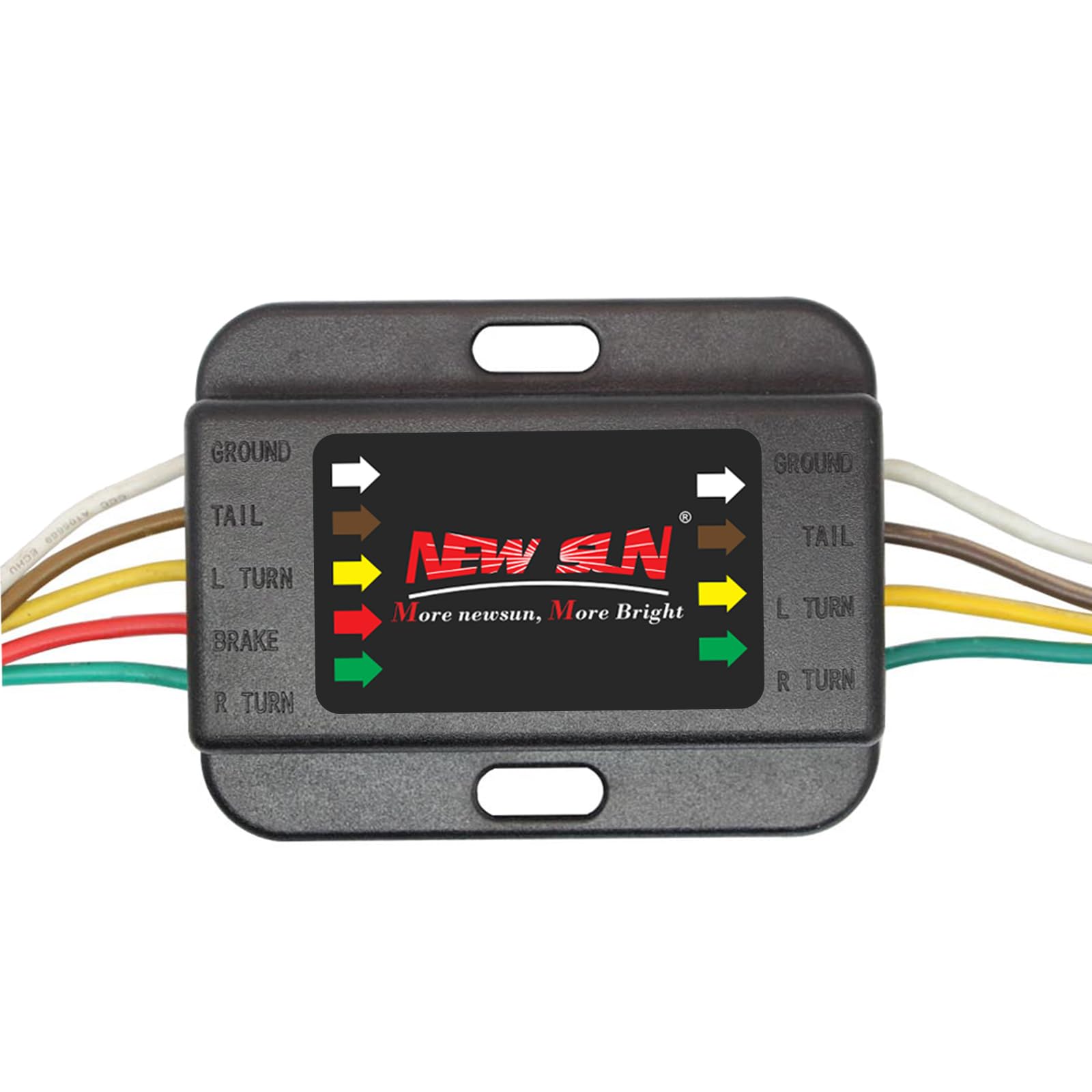 NEW SUN color-coded leads closeup enable quicker, correct wiring