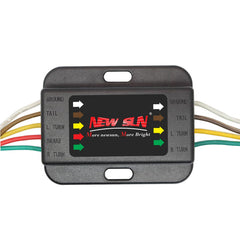 NEW SUN color-coded leads closeup enable quicker, correct wiring