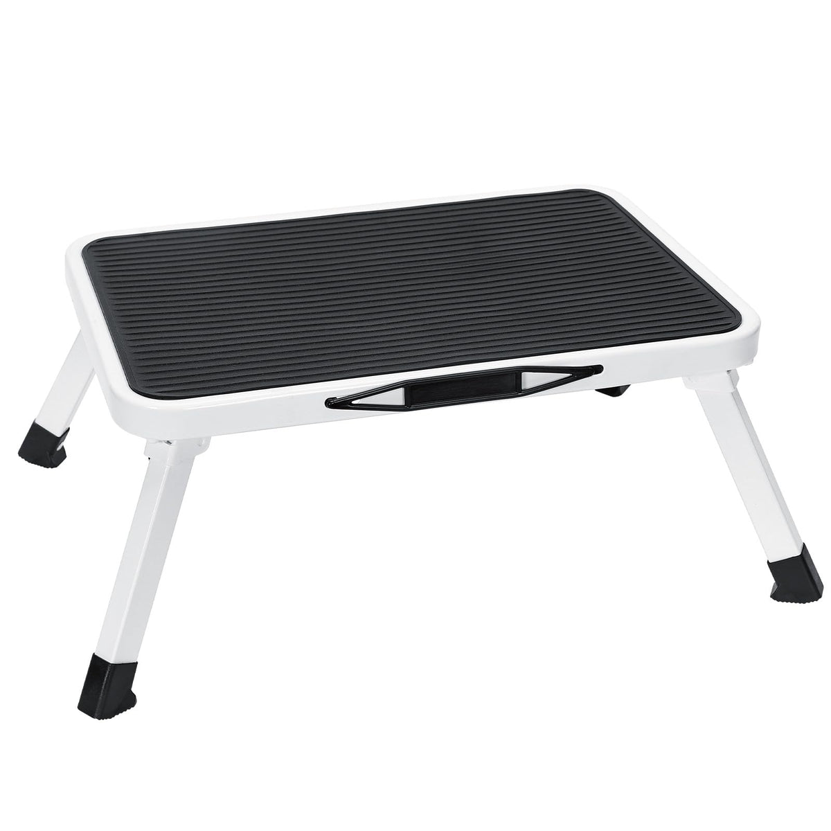 NEWBULIG front view showing sturdy metal frame and compact footprint for safe use