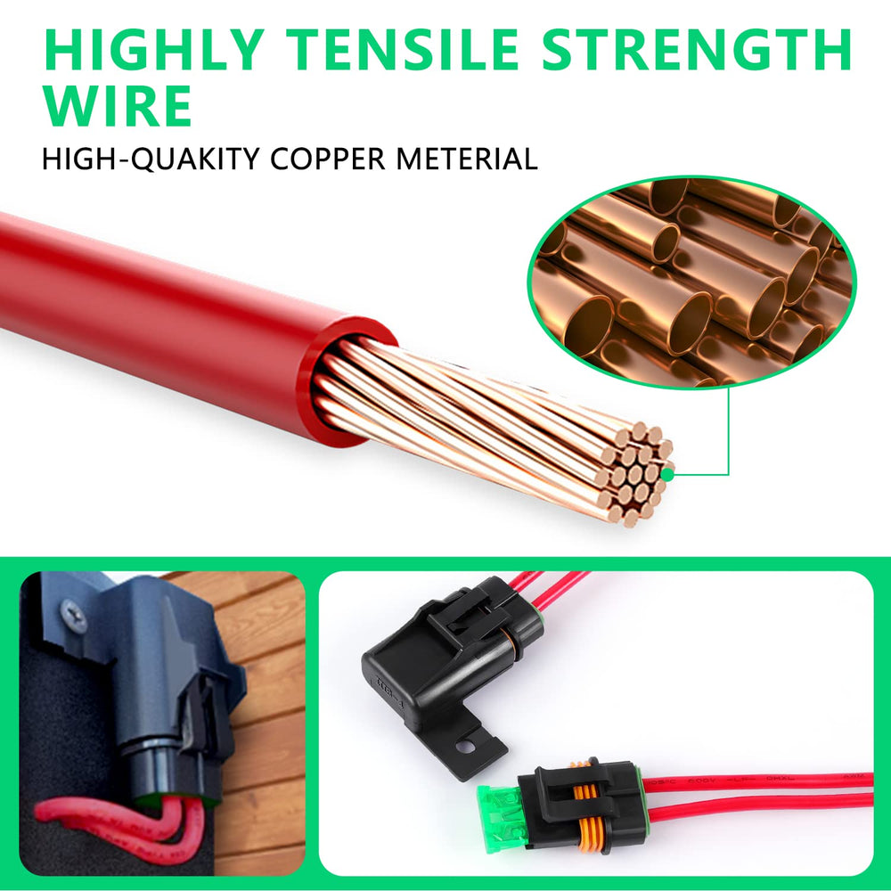 Newdeli detailed view of fuse and galvanized copper contacts for corrosion resistance
