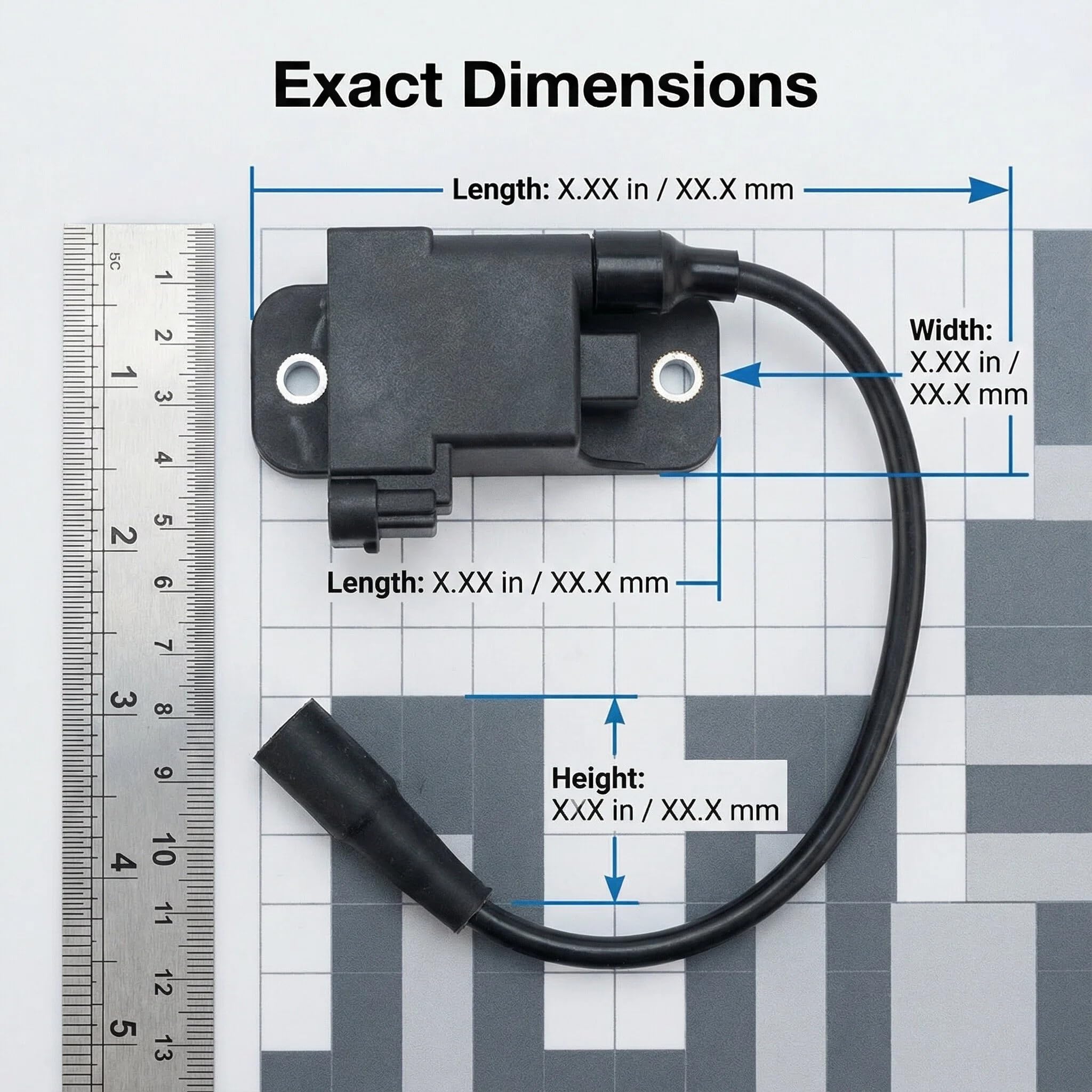 NEWHOW close-up of stamp 827509A10 confirming part match benefit