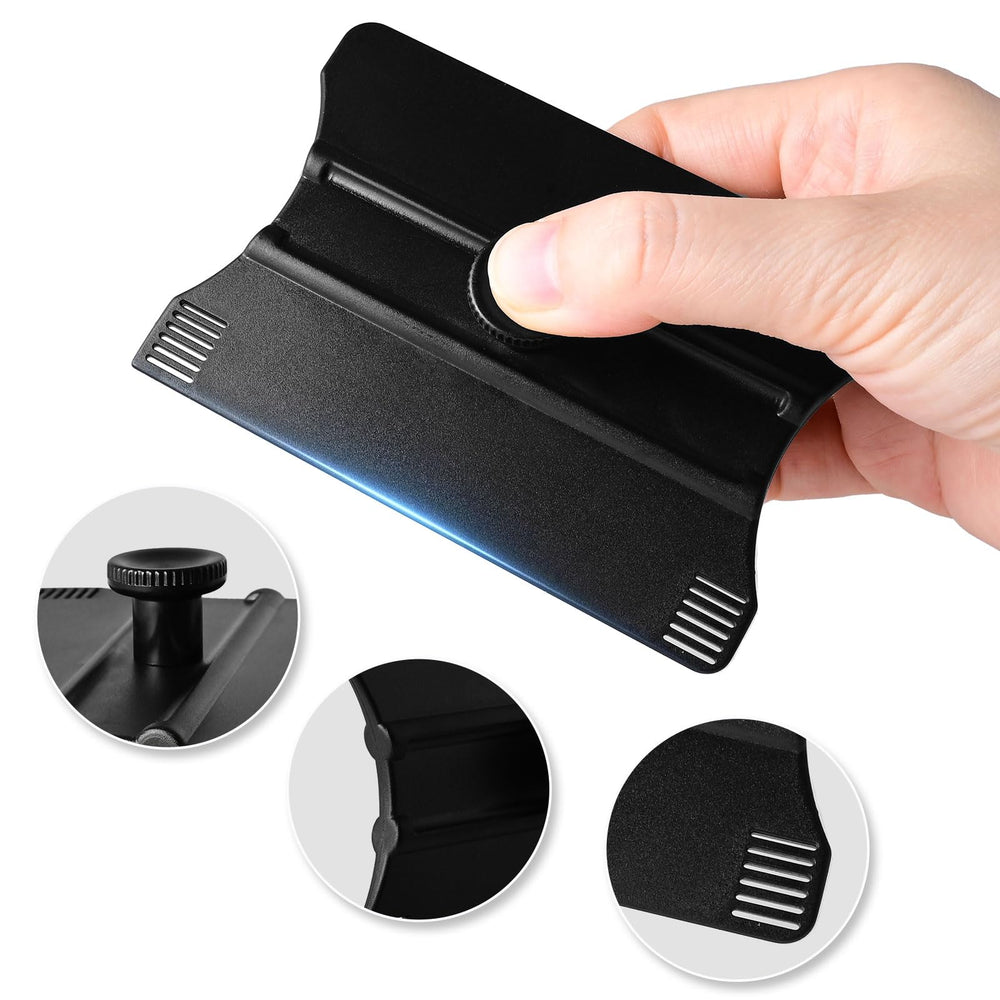 NEWISHTOOL close-up of integrated blade guide slots for precise distance cuts