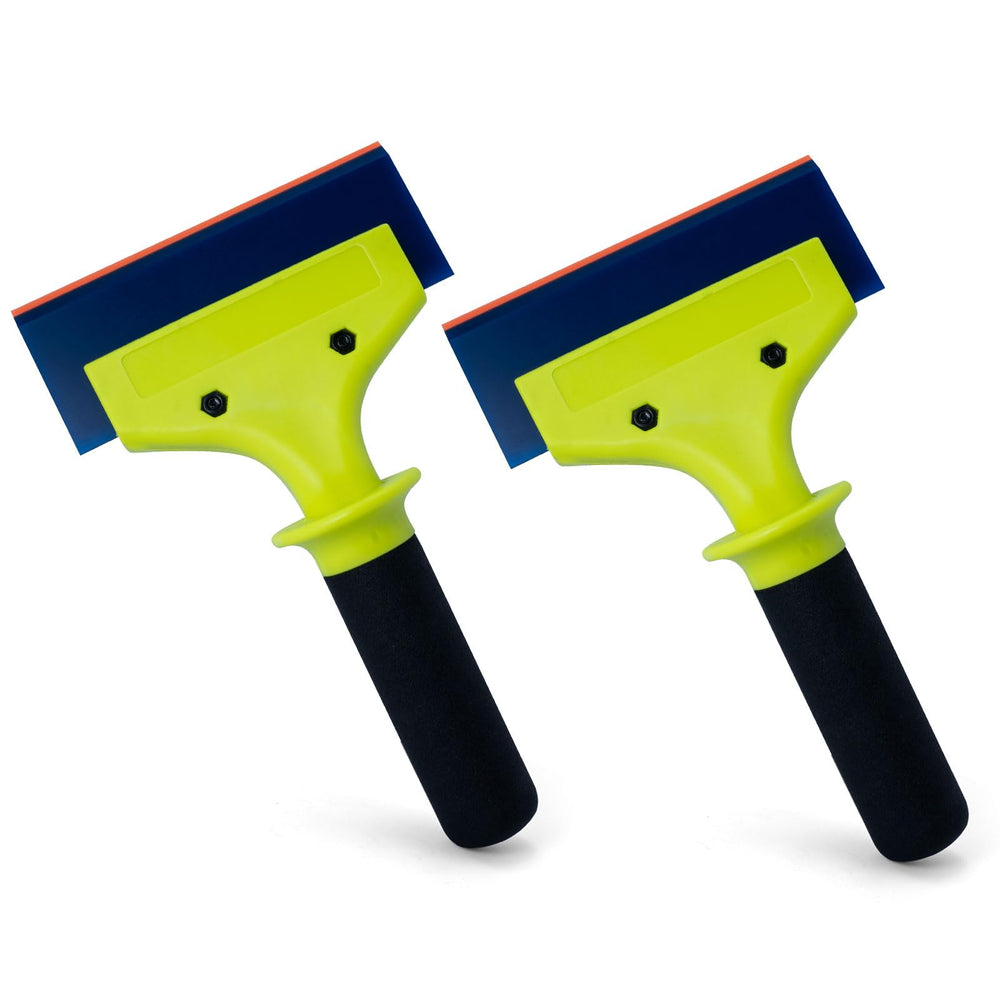 NEWISHTOOL front packaging showing two squeegees and benefits
