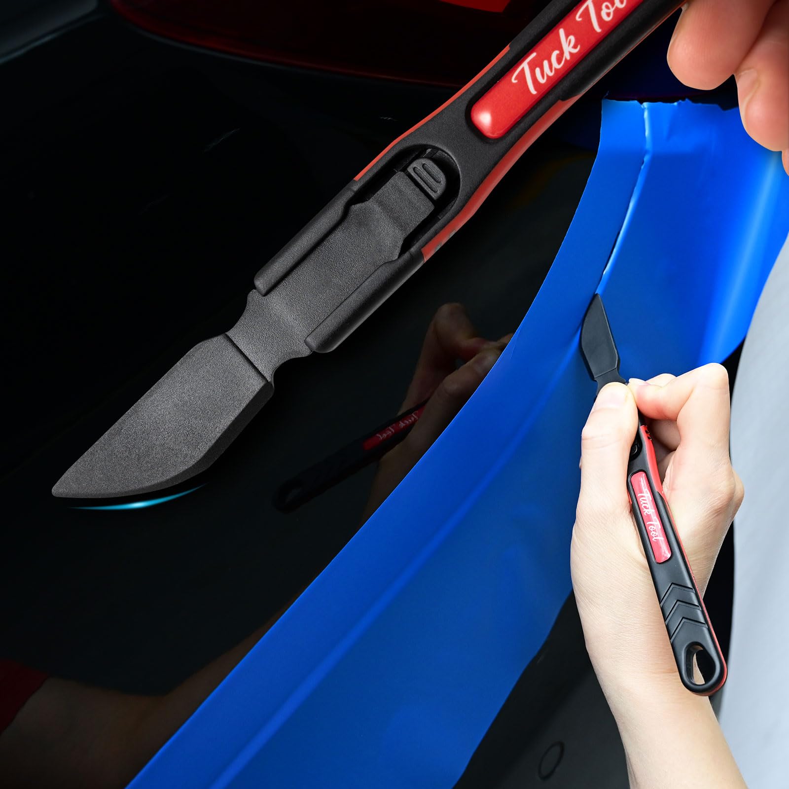 NEWISHTOOL ergonomic handle closeup with rubber coating for improved grip