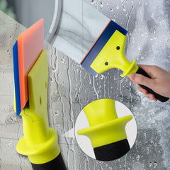 NEWISHTOOL squeegee smoothing window film on a car window