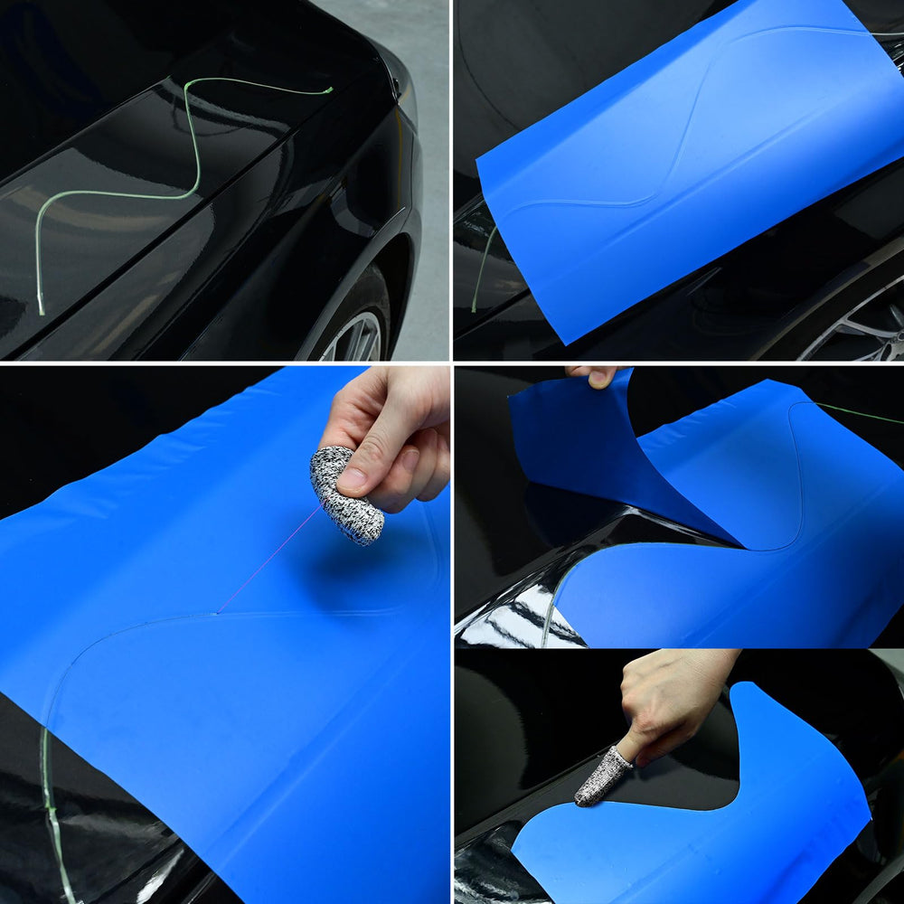 NEWISHTOOL knife tape roll detail demonstrating safe edge cutting