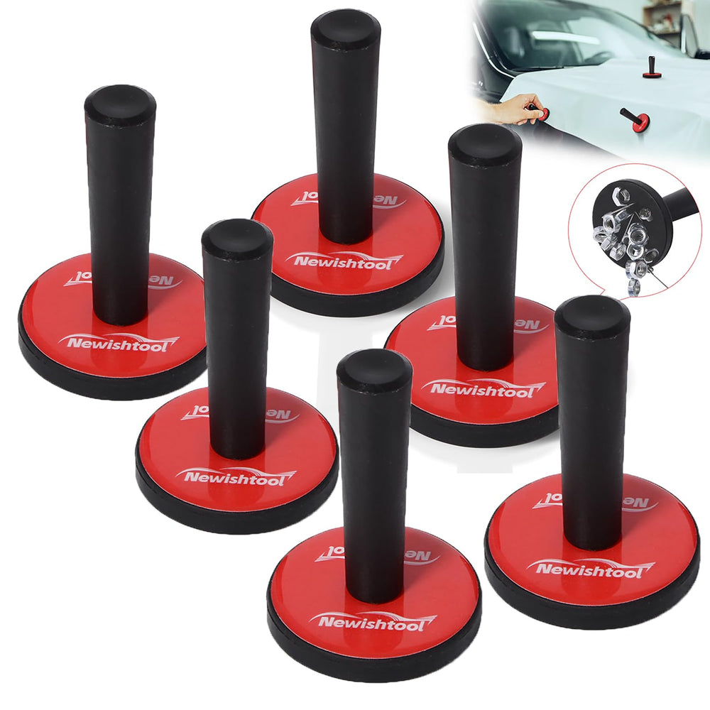 NEWISHTOOL magnetic holders securing vinyl for easier single-person installs