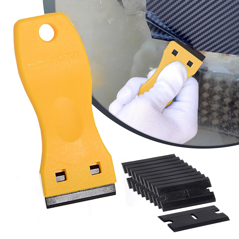 NEWISHTOOL applicator smoothing film around a bumper for neat corners