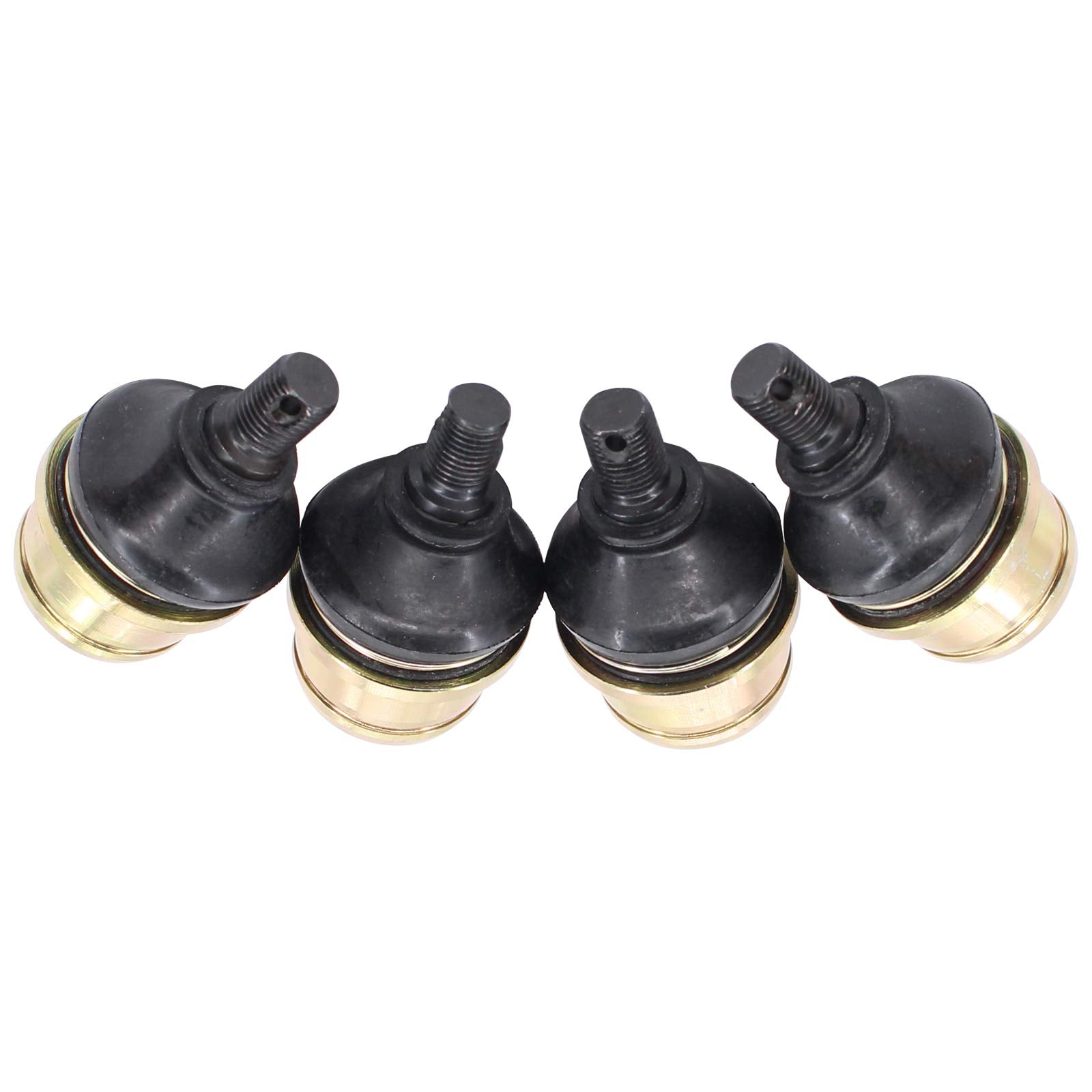 NewYall ball joint close-up of threads and seal, durable corrosion-resistant finish for longevity