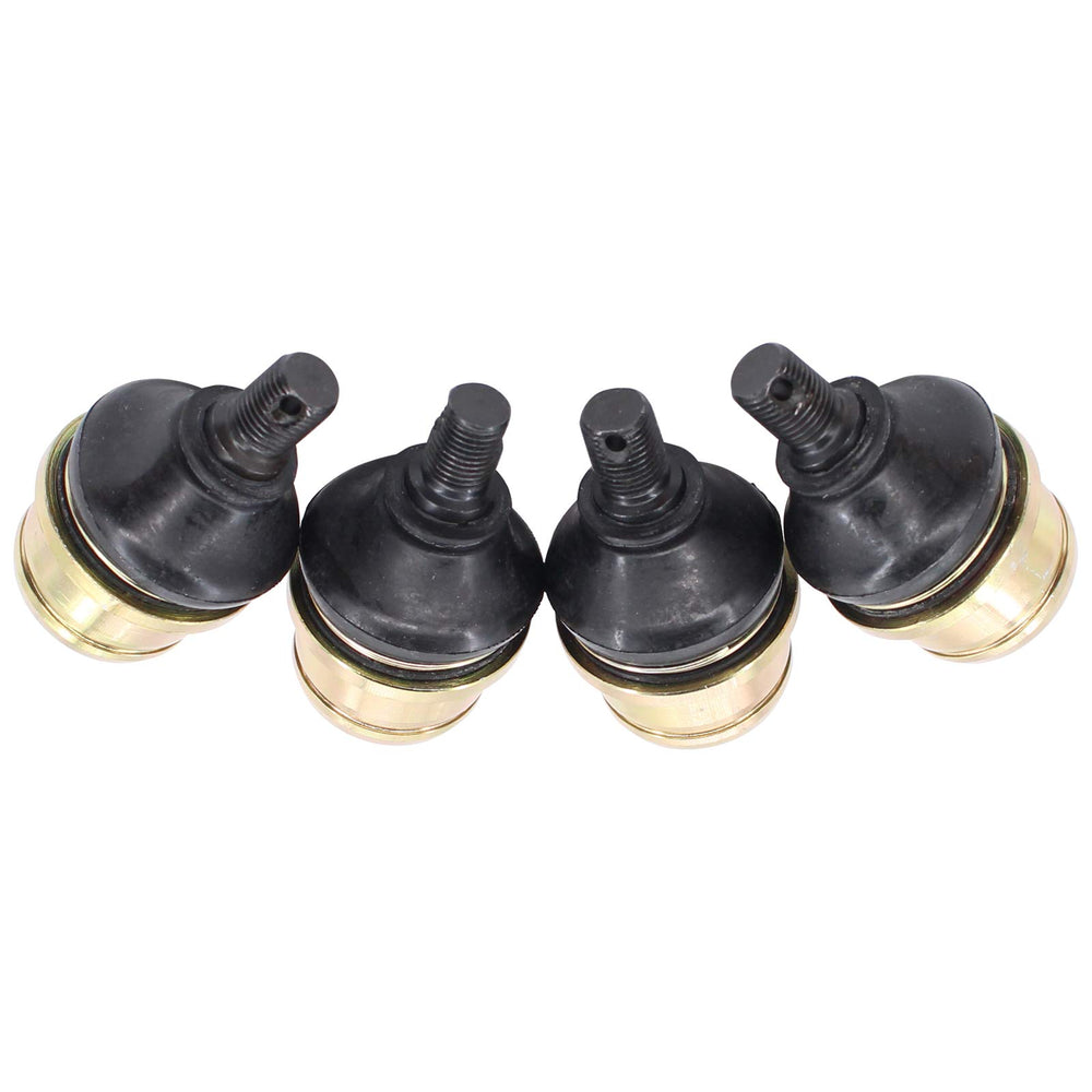 NewYall ball joint close-up of threads and seal, durable corrosion-resistant finish for longevity