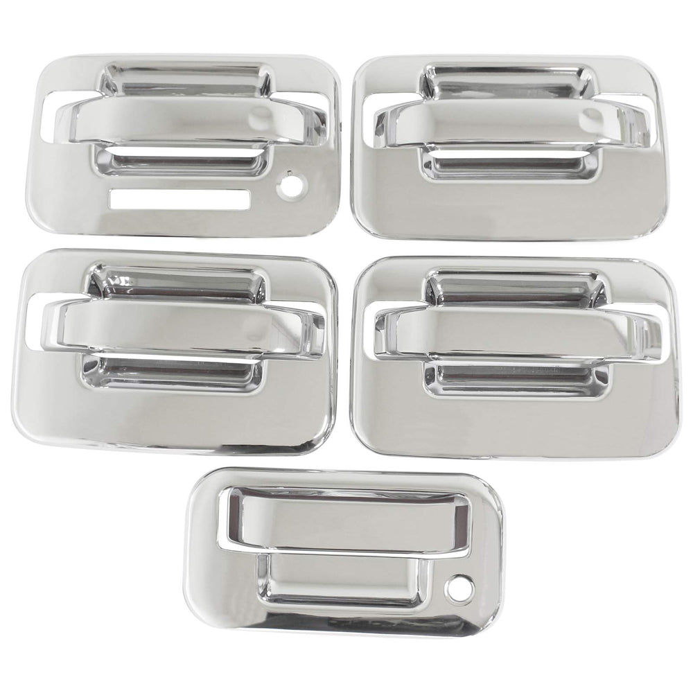 NewYall chrome front handle view showing polished finish and enhanced curb appeal