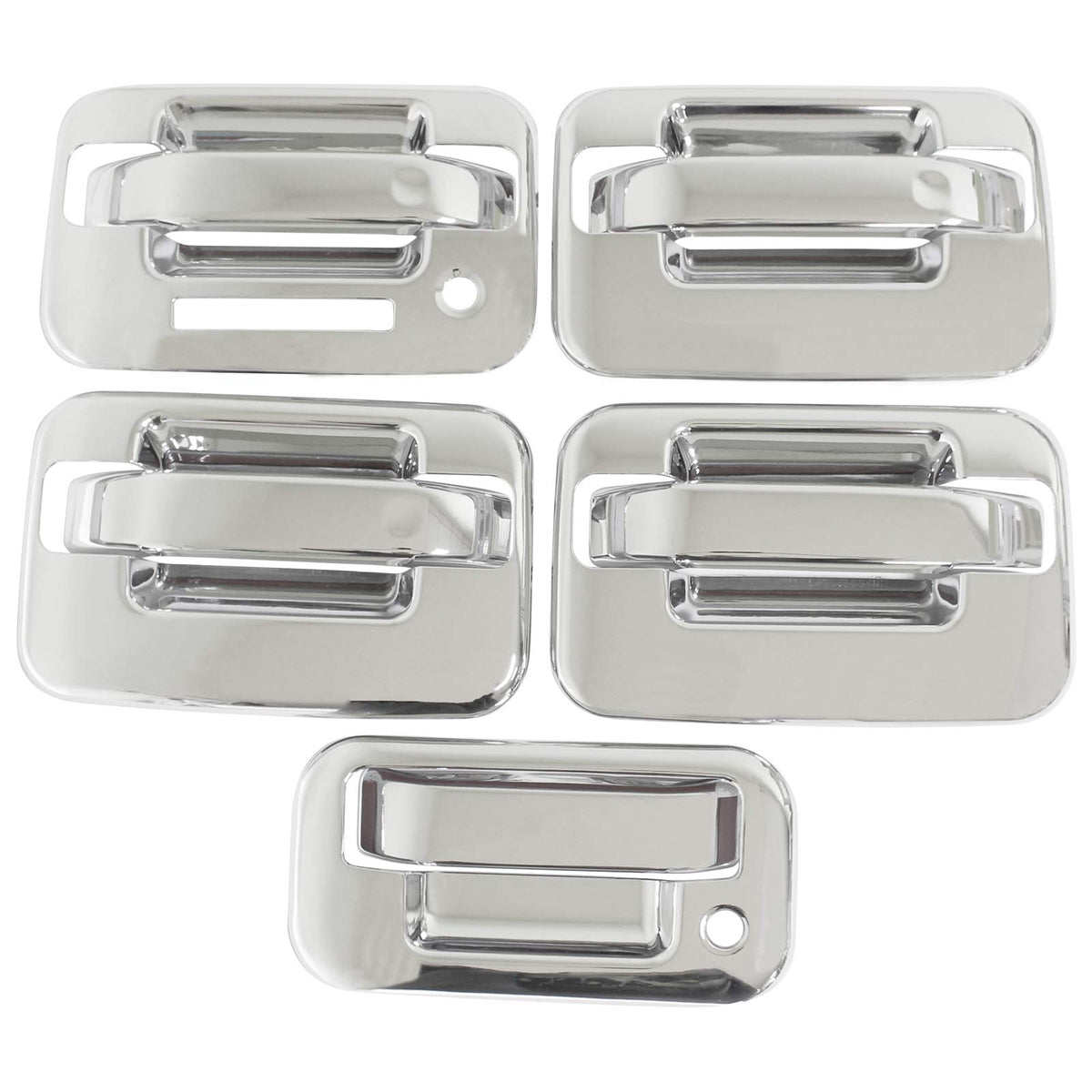 NewYall chrome front handle view showing polished finish and enhanced curb appeal