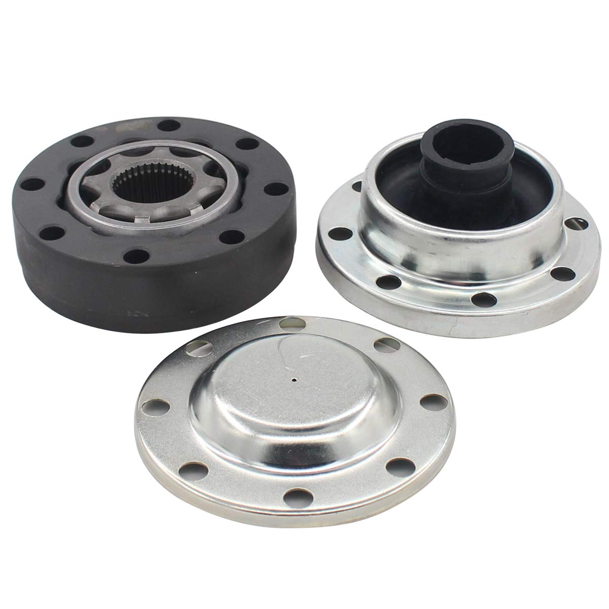 NewYall CV joint close-up showing machined surfaces and durability for smoother operation